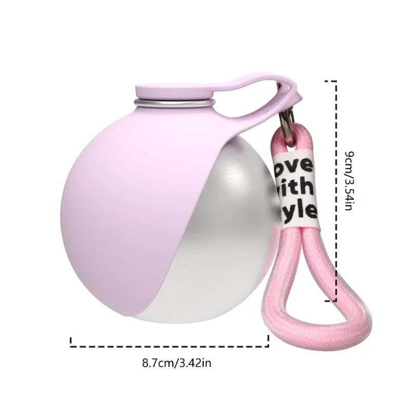 Load image into Gallery viewer, 2-in-1 Portable Dog Water Bottle for Small Dogs - Leak-Proof &amp; Compact Dog Travel Water Bottle -Stainless Steel Bottle &amp; Silicon
