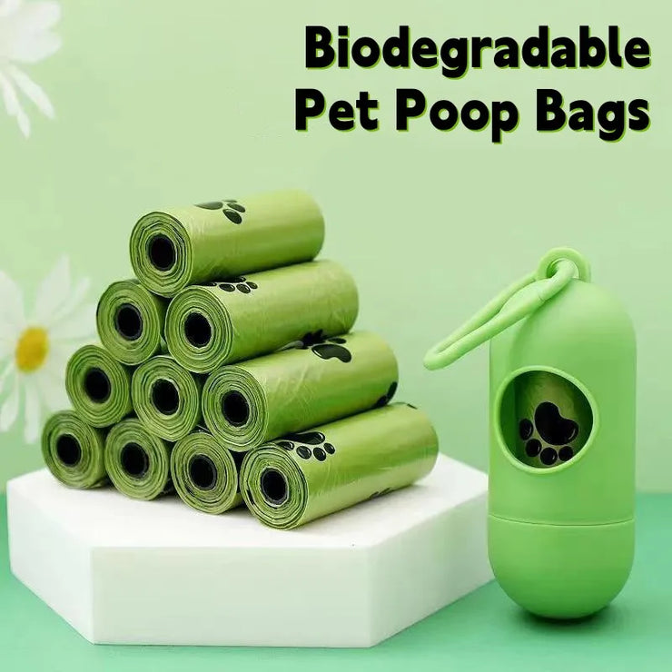 EcoScent Biodegradable Pet Waste Bags with Dispenser