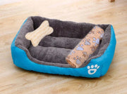 Warm Bone Pet Dogs Bed Washable House Cat Puppy Cotton Kennel Mat Soft Nest Dog Baskets Pet Products