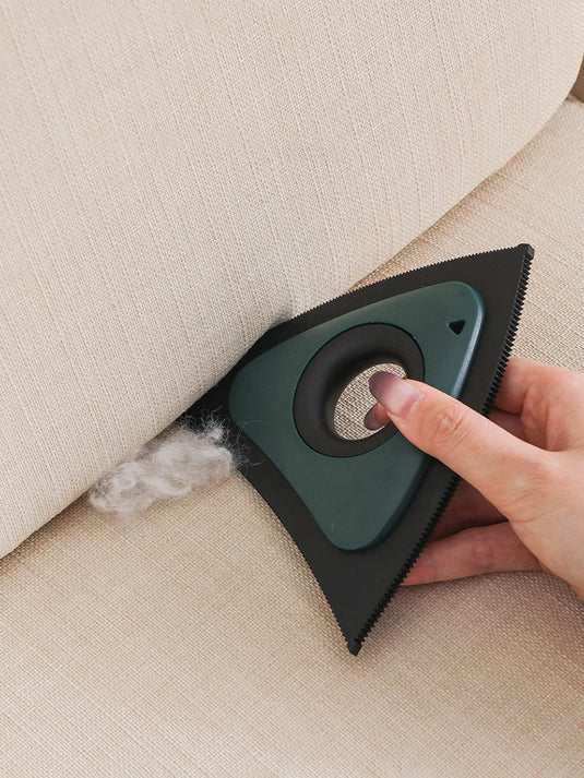 Pet hair remover, cat and dog bed hair remover brush, household carpet and sofa triangular hair adhesive